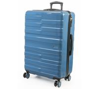 Provence Lightweight Luggage 8 Wheels TSA Locks Hardshell Suitcase Pierre Cardin Blue Medium