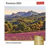 Provence Sehnsuchtskalender 2024. Foto-Kalender zum Aufstellen, mit 53 Postkarten zum Sammeln und verschicken. Dekorativer Tischkalender 2024. Auch ... Postkarten (Sehnsuchtskalender von Harenberg)