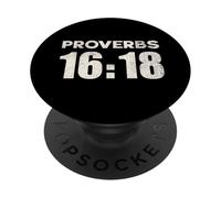Proverbs 16:18 Pride Before Fall Humility Verse PopSockets Adhesive PopGrip