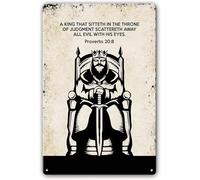Proverbs 20:12 Metal Tin Sign Poster Bible Quotes Wall Art Scripture Wall Art Decor Room Painting Artwork Prints For Wall For Bedroom Modern House Decorations Metal Tin Sign 12x16 Inch