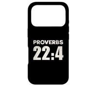 Proverbs 22:4 Have Humility Fear the Lord Receive Blessings Case for iPhone 17 Pro