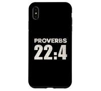 Proverbs 22:4 Have Humility Fear the Lord Receive Blessings Case for iPhone XS Max