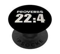 Proverbs 22:4 Have Humility Fear the Lord Receive Blessings PopSockets Adhesive PopGrip