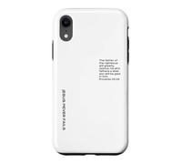 Proverbs 23, Father Of The Righteous, Christian Father's Day Case for iPhone XR