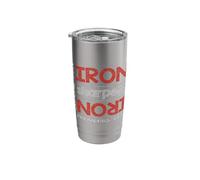 Proverbs 27:17 Religious Motivational - Iron Sharpens Stainless Steel Insulated Tumbler