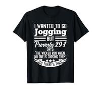 Proverbs 29:1 Funny Jogging Running Marathon Training Gym T-Shirt