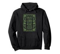 Proverbs 3:5 NIV | Christian Faith Bible Scripture Verse Pullover Hoodie