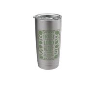 Proverbs 3:5 NIV | Christian Faith Bible Scripture Verse Stainless Steel Insulated Tumbler