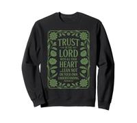 Proverbs 3:5 NIV | Christian Faith Bible Scripture Verse Sweatshirt