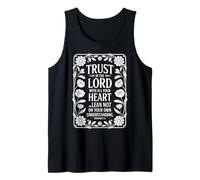 Proverbs 3:5 NIV | Christian Faith Bible Scripture Verse Tank Top