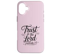 Proverbs 3:5 Trust In The Lord Bible Verse Christian Case for iPhone 16 Plus