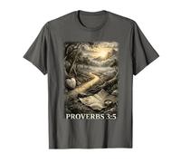 Proverbs 3:5 Trust in the Lord Christian Bible Art T-Shirt
