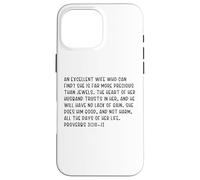Proverbs 31:10-12 An excellent wife who can find? She is far Case for iPhone 16 Pro Max