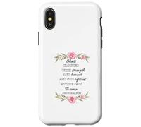 Proverbs 31:25 Design Case for iPhone X/XS