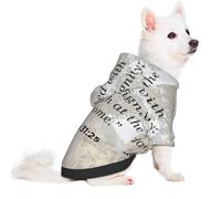 Proverbs 31 25 Dog Hoodie, Winter Warm Stretchy Pet Sweater for Small Medium and Large Dogs Small