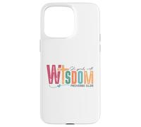 Proverbs 31:26 She Speaks with Wisdom Colorful Case for iPhone 15 Pro Max