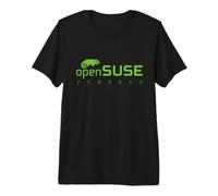 Provided by Linux openSUSE tee Slogan & Logo Open Source Os Premium T-Shirt