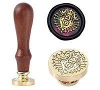 Providence Eye Wax Seal Stamp - 0.98 Inch (25mm) Brass Sealed Wax Stamp for Amulet Seal Stamps,Envelope Letters Wax Seals, Gift Decorations and Project Embellishments