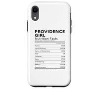 Providence Girl Nutrition Facts Rhode Island Women Funny Case for iPhone XR