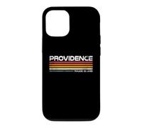 Providence Rhode Island Retro Stripes Vintage City Design Case for iPhone 12/12 Pro