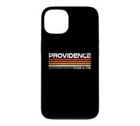 Providence Rhode Island Retro Stripes Vintage City Design Case for iPhone 13