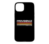 Providence Rhode Island Retro Stripes Vintage City Design Case for iPhone 15 Plus