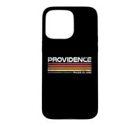 Providence Rhode Island Retro Stripes Vintage City Design Case for iPhone 15 Pro Max