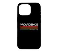 Providence Rhode Island Retro Stripes Vintage City Design Case for iPhone 16 Pro