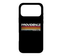 Providence Rhode Island Retro Stripes Vintage City Design Case for iPhone 17 Pro Max