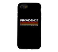 Providence Rhode Island Retro Stripes Vintage City Design Case for iPhone SE (2020) / 7/8