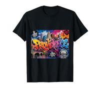 Providence Rhode Island RI, Tattoo Graffiti Art Street Scene Value Graphic T-Shirt