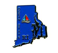 Providence Rhode Island USA State Pin Badge 1004