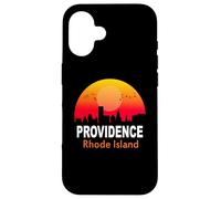 Providence Rhode Island Vintage Retro Sunset City State USA Case for iPhone 16