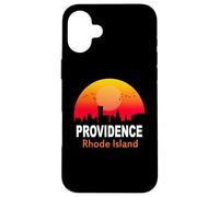 Providence Rhode Island Vintage Retro Sunset City State USA Case for iPhone 16 Plus