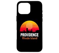 Providence Rhode Island Vintage Retro Sunset City State USA Case for iPhone 16 Pro Max