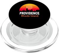 Providence Rhode Island Vintage Retro Sunset City State USA PopSockets PopGrip for MagSafe