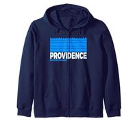 Providence RI - Providence Rhode Island Aquatic Zip Hoodie