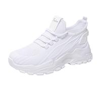 PROVIMIR Women's Knit Chunky Trainers, Breathable Platform Daily Walk Shoes