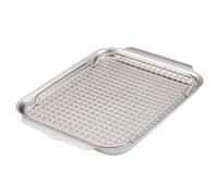 Hestan Provisions OvenBond 2-Piece Medium Sheet Pan & Rack Set (12x15"), Tri-ply Gourmet Stainless Steel