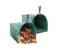 PROVISO TOOLS Set of 2 Garden Waste Bags 272L - Pop-Up Leaf Bags with Fibreglass Ring, Reinforced Handles and Base, 150 g/m² Green Cut Bag for Garden Waste and Leaves