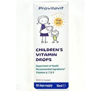 Provitavit Children's Vitamin Drops - NHS Recommended Vitamins A, C and D for Children with the Required 10 microgram (400IU) Level of Vitamin D. Supports Healthy Bones, Teeth and Immune System.