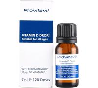 Provitavit Vitamin D Drops for Babies and Adults - 400 IU, 120 Doses / 4-Month Supply, for Baby, Infant, Child and Adult Sugar-Free, Vegetarian, Halal, UK Made.