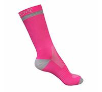 Proviz Adult Men's and Women's Classic Mid-Calf Airfoot Running Socks, Black/Yellow/Pink - yellow - Medium