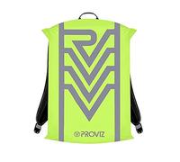 Proviz Classic Waterproof Reflective Backpack Rucksack Cover 35L, Hi Visibility Rain Cover, Yellow