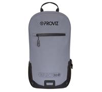 Proviz REFLECT360 Fully Reflective 20L Backpack - Silver Hi Vis Rucksack for Cycling, Running, Hiking, Large Capacity, Water Resistant, Waist Straps, Breathable Back Panel, Reflective Bag