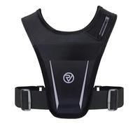 Proviz REFLECT360 Running Vest with Phone Holder - Unisex Lightweight Reflective Vests, Running Vest for Women & Men, Secure Running Phone Holder, Comfortable & Waterproof Exercise Chest Bag