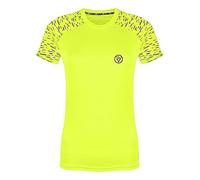 Proviz REFLECT360 Womens Sports T-Shirt, Short Sleeve Reflective Breathable Activewear Top for Running/Cycling, Yellow, UK8