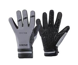 Proviz Unisex Reflect364 Waterproof Reflective Gloves. Running/Cycling/Walking/Hiking, Grey, 2X-Large