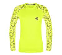Proviz Womens REFLECT360 Sports T-Shirt - Reflective, Long Sleeve, Fluorescent Running Top for Women, Gym Top, Hi Vis Ladies Running Top