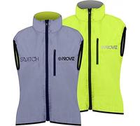 Proviz Women's Switch Reflective Cycling Gilet - Silver/Yellow, Size 16